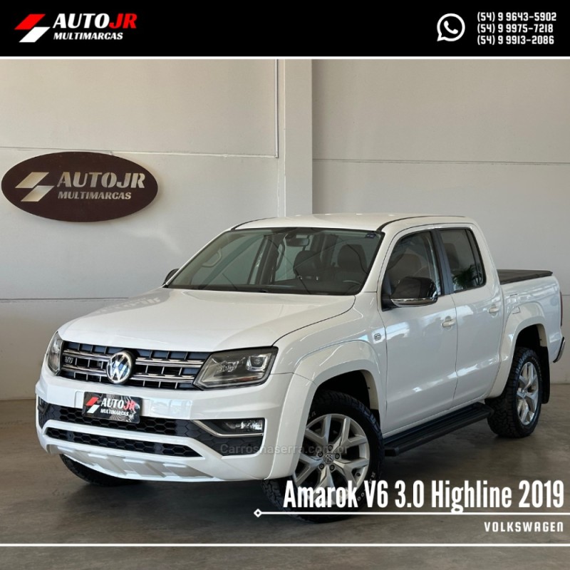 AMAROK 3.0 V6 TDI HIGHLINE CD DIESEL 4MOTION AUTOMÁTICO - 2019 - VACARIA
