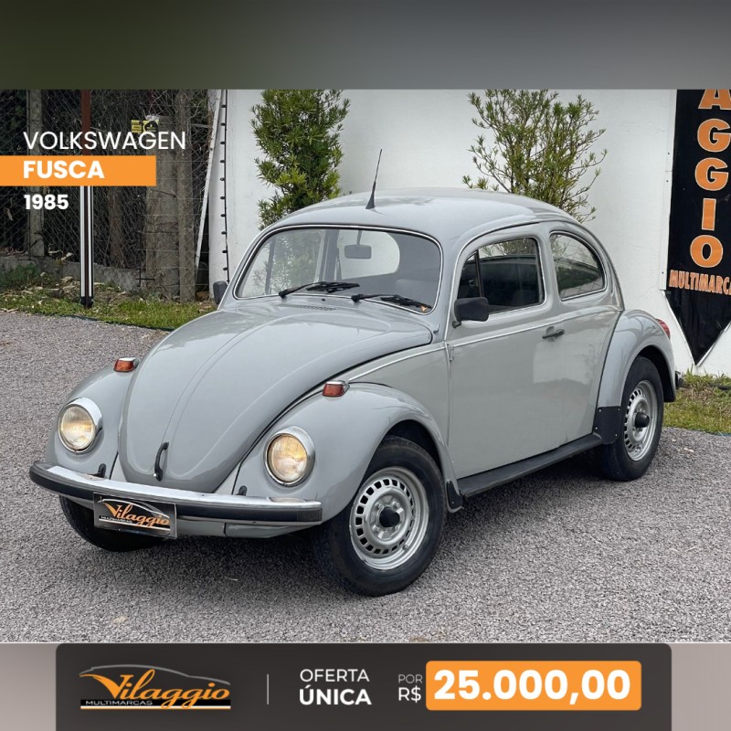 FUSCA 1.6 8V GASOLINA 2P MANUAL - 1985 - CAXIAS DO SUL