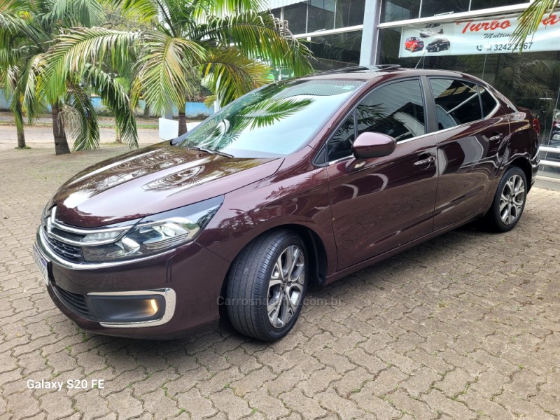 C4 LOUNGE 1.6 SHINE 16V TURBO FLEX 4P AUTOMÁTICO - 2018 - NOVA PRATA