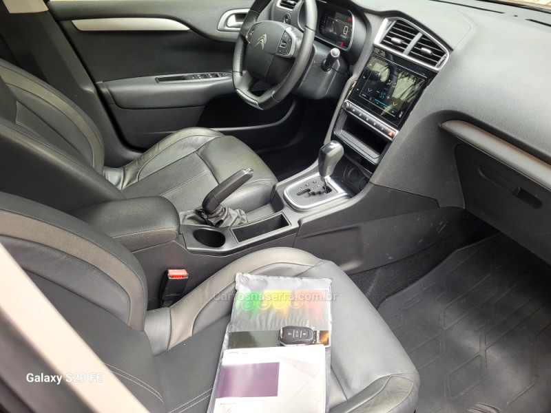 C4 LOUNGE 1.6 SHINE 16V TURBO FLEX 4P AUTOMÁTICO - 2018 - NOVA PRATA
