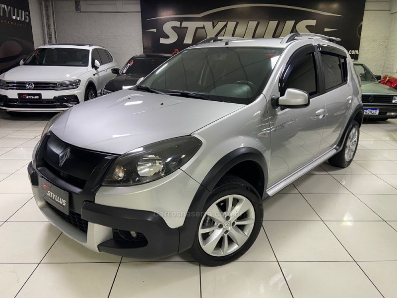 sandero 1.6 stepway 8v flex 4p automatizado 2012 estancia velha