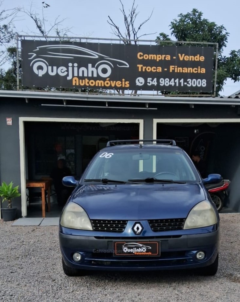 clio 1.0 authentique 16v hi flex 2p manual 2006 caxias do sul