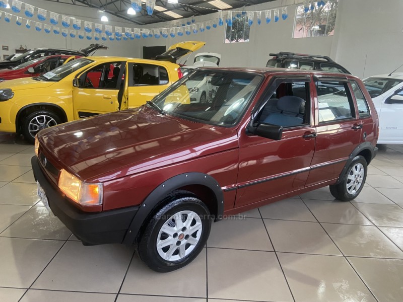 uno 1.0 ie mille ex 8v gasolina 4p manual 1998 nova prata