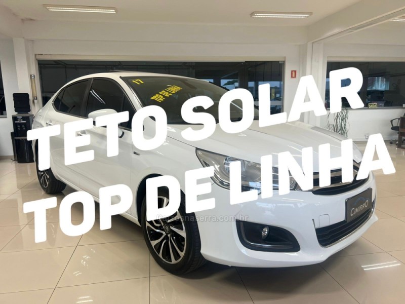 c4 lounge 1.6 exclusive 16v turbo flex 4p automatico 2017 taquara