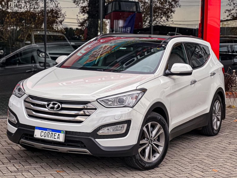 SANTA FÉ 3.3 MPFI 4X4 7 LUGARES V6 270CV GASOLINA 4P AUTOMÁTICO - 2015 - CANELA