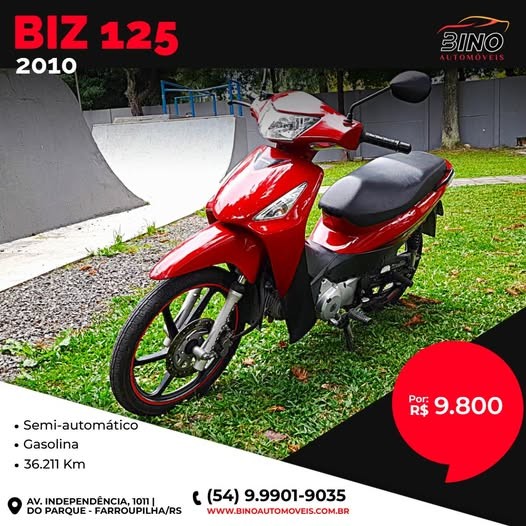 biz 125 2010 farroupilha