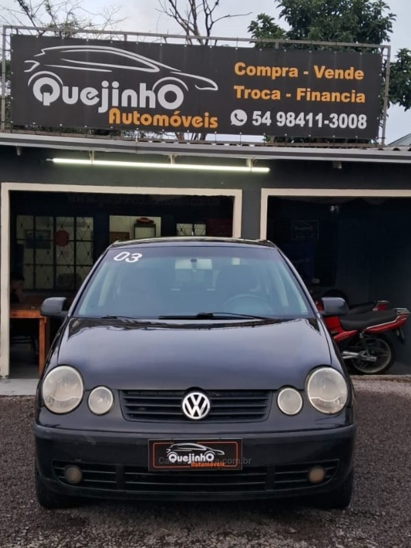 POLO 1.6 MI 8V GASOLINA 4P MANUAL - 2003 - CAXIAS DO SUL