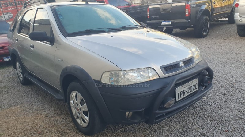 PALIO 1.6 MPI ADVENTURE WEEKEND 16V GASOLINA 4P MANUAL - 2002 - CAXIAS DO SUL