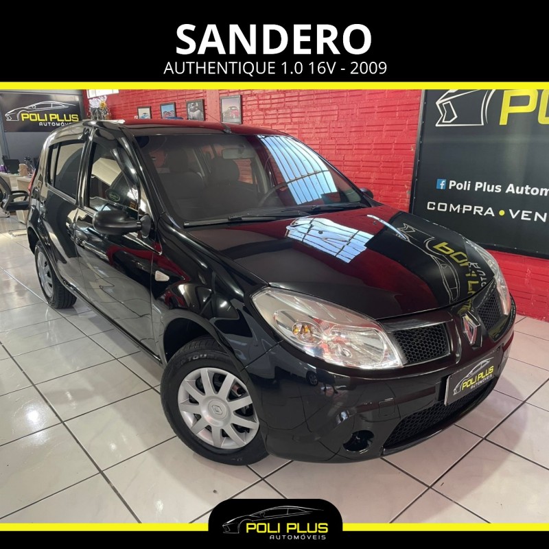 sandero 1.0 authentique 16v flex 4p manual 2009 caxias do sul