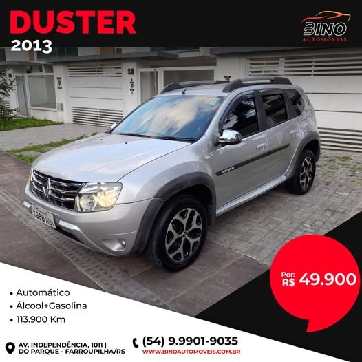DUSTER 1.6 DYNAMIQUE 4X2 16V FLEX 4P AUTOMÁTICO