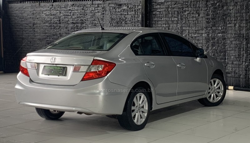 CIVIC 1.8 LX 16V GASOLINA 4P MANUAL - 2012 - CAXIAS DO SUL
