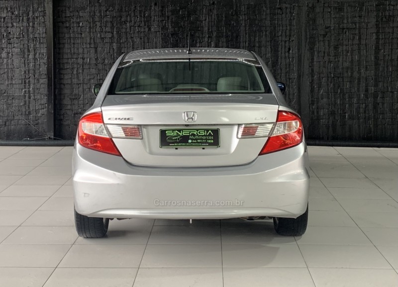 CIVIC 1.8 LX 16V GASOLINA 4P MANUAL - 2012 - CAXIAS DO SUL