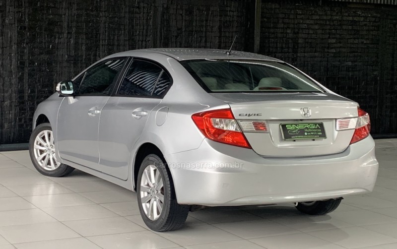 CIVIC 1.8 LX 16V GASOLINA 4P MANUAL - 2012 - CAXIAS DO SUL
