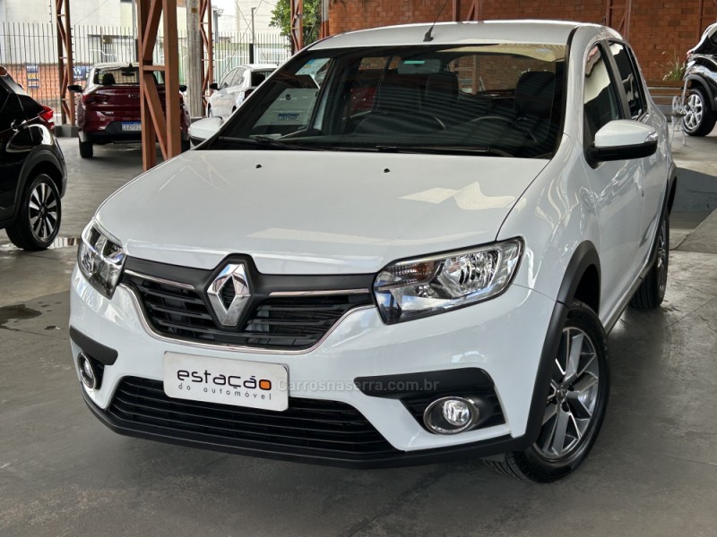 sandero 1.6 stepway intense x tronic 16v flex 4p automatico 2020 novo hamburgo