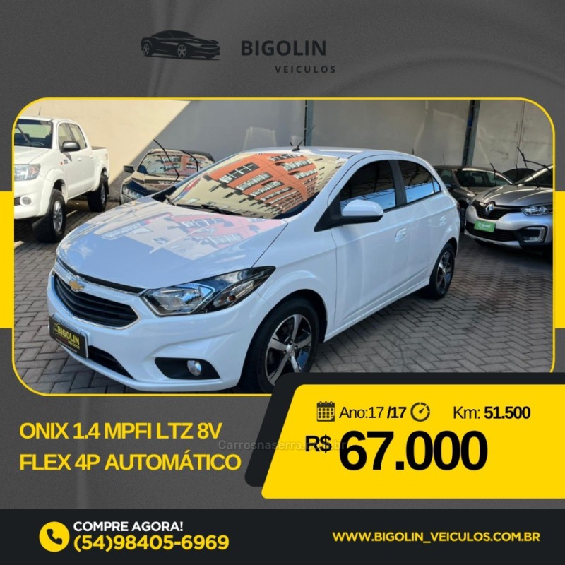 ONIX 1.4 MPFI LTZ 8V FLEX 4P AUTOMÁTICO