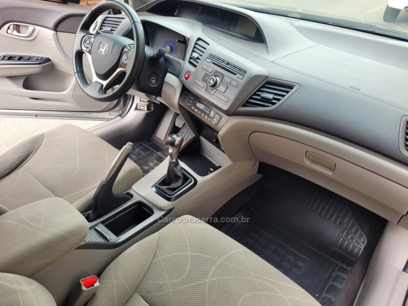 CIVIC 1.8 LXS 16V FLEX 4P MANUAL - 2014 - FLORES DA CUNHA