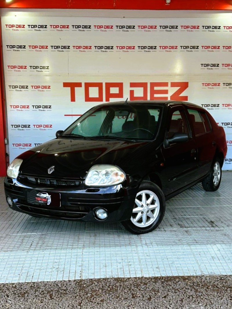 CLIO 1.0 PRIVILÉGE SEDAN 16V FLEX 4P MANUAL - 2002 - SãO SEBASTIãO DO CAí