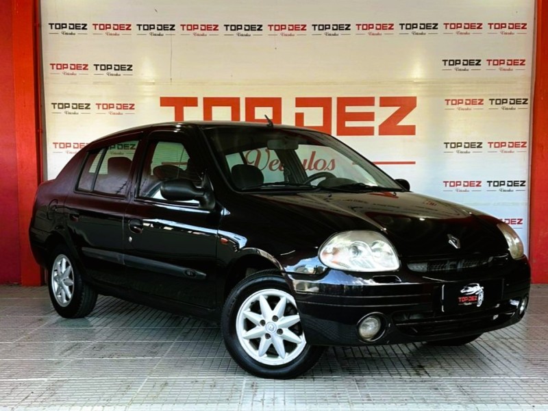 CLIO 1.0 PRIVILÉGE SEDAN 16V FLEX 4P MANUAL - 2002 - SãO SEBASTIãO DO CAí