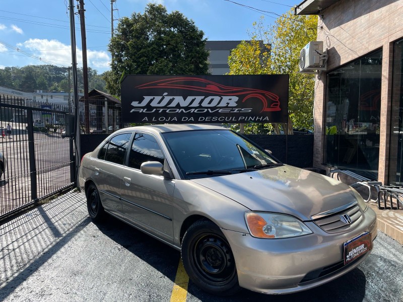 CIVIC 1.7 LXL 16V GASOLINA 4P AUTOMÁTICO - 2002 - CAXIAS DO SUL