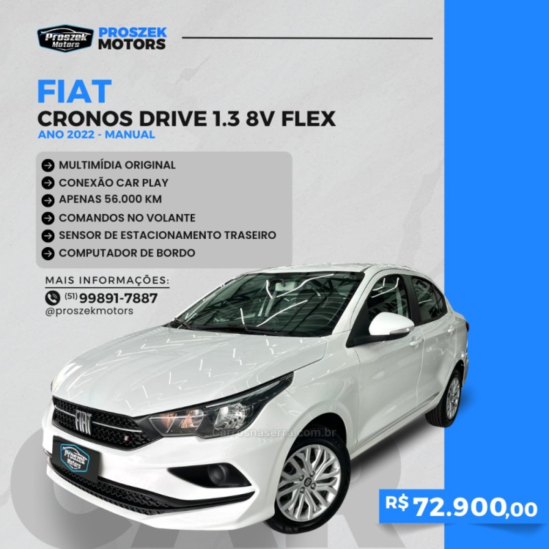 CRONOS 1.3 DRIVE 8V FLEX 4P MANUAL