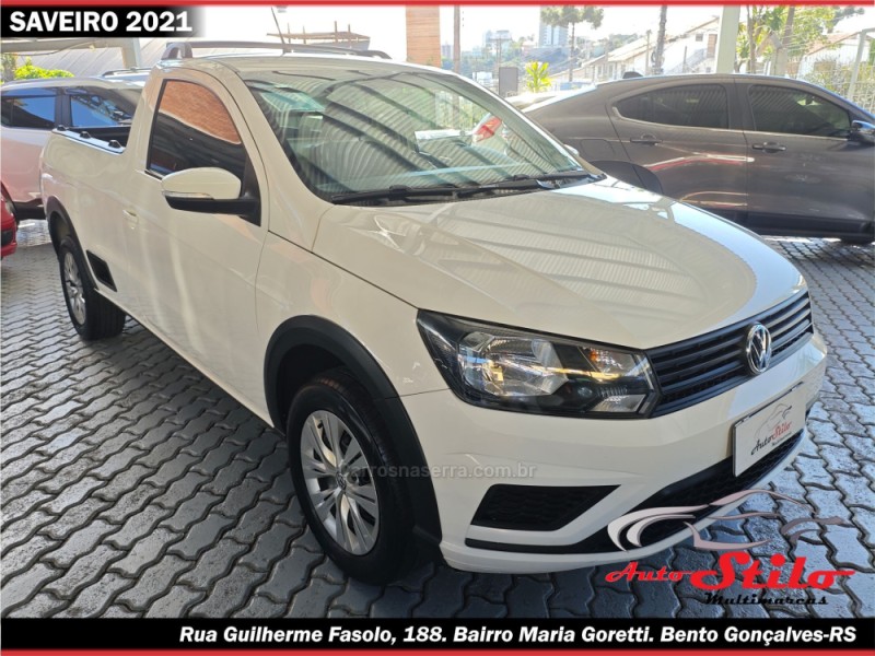 SAVEIRO 1.6 MI TRENDLINE CS 8V FLEX 2P MANUAL - 2021 - BENTO GONçALVES