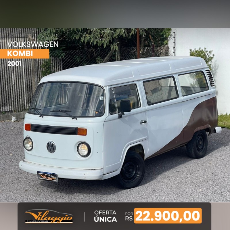 KOMBI 1.6 MI STD 8V GASOLINA 3P MANUAL - 2001 - CAXIAS DO SUL
