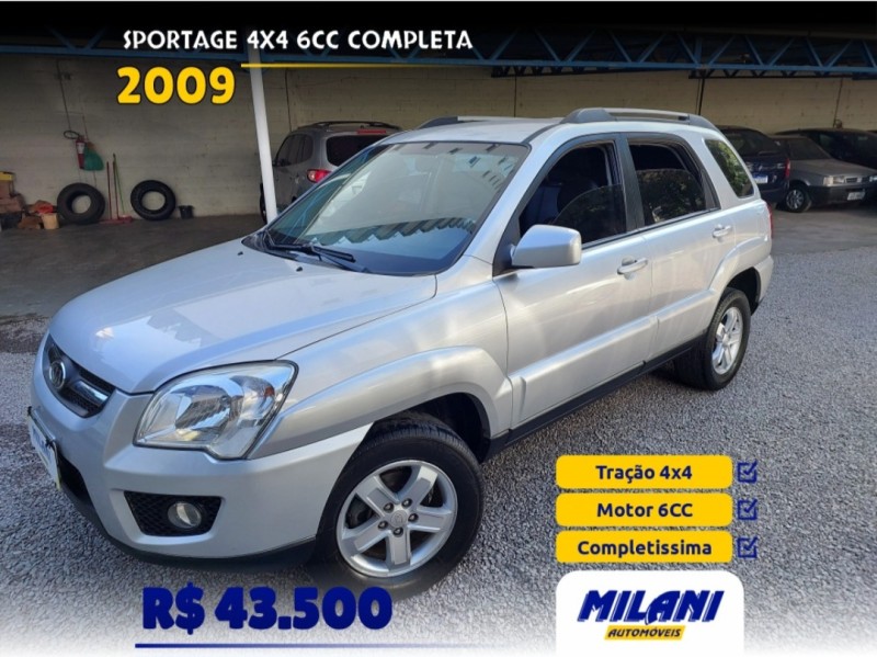 sportage 2.7 ex 4x4 v6 24v gasolina 4p automatico 2009 bento goncalves
