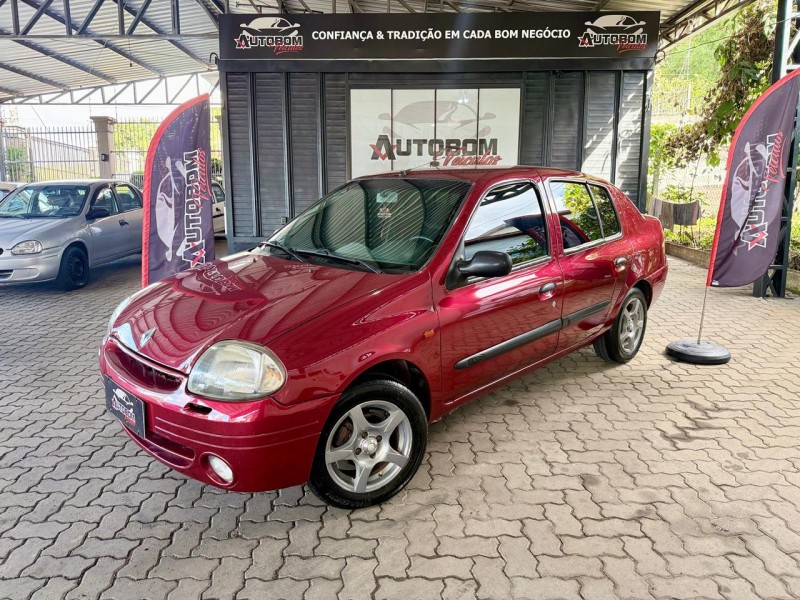 clio 1.0 rt sedan 16v gasolina 4p manual 2001 caxias do sul