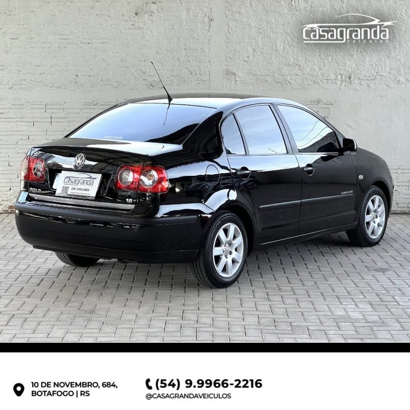POLO SEDAN 1.6 MI COMFORTLINE 8V FLEX 4P MANUAL - 2007 - BENTO GONçALVES