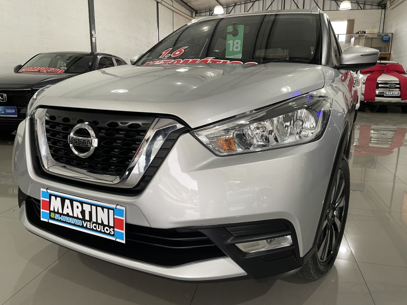 kicks 1.6 16v flex sv 4p xtronic 2018 caxias do sul