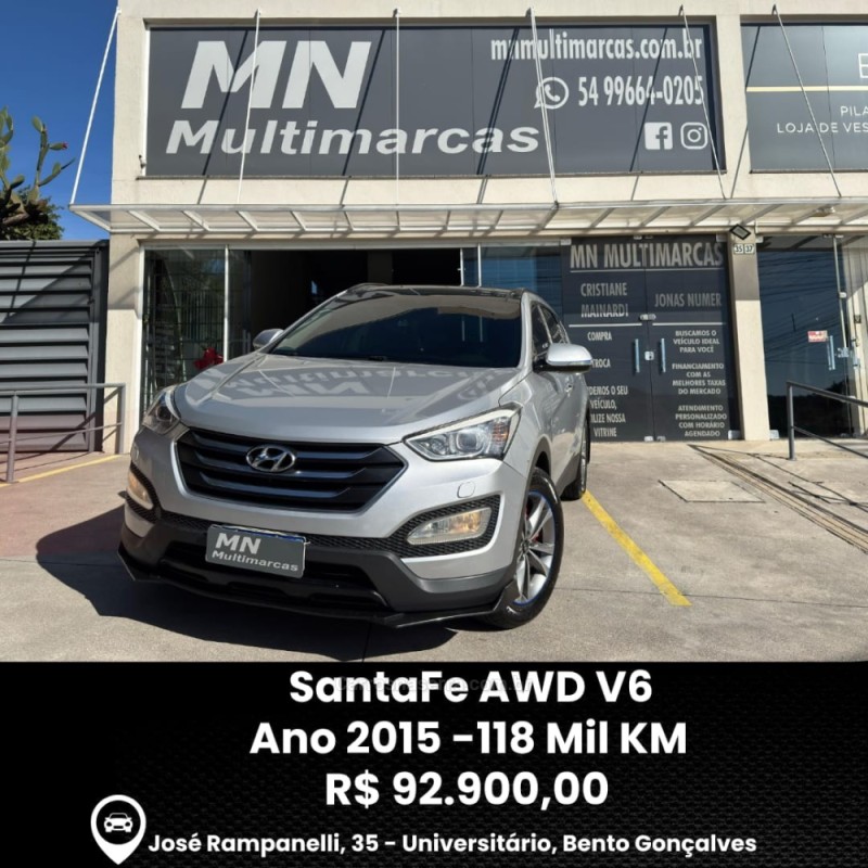 SANTA FÉ 3.3 MPFI 4X4 7 LUGARES V6 270CV GASOLINA 4P AUTOMÁTICO