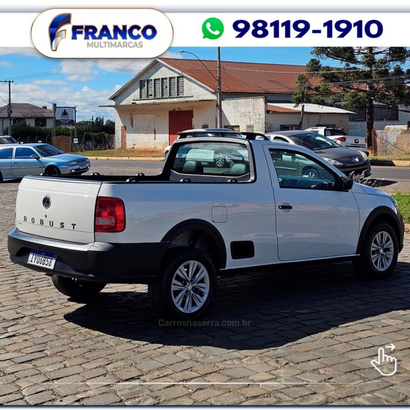 SAVEIRO 1.6 MSI ROBUST CS 8V FLEX 2P MANUAL - 2019 - VACARIA