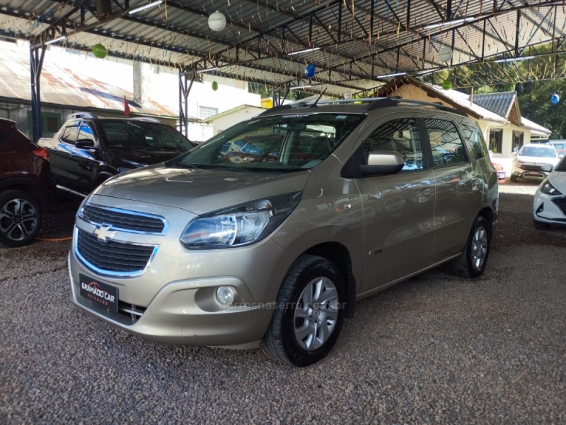 spin 1.8 ltz 8v flex 4p automatico 2013 canela