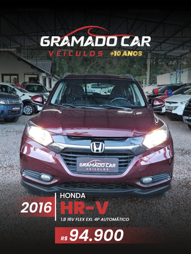 HR-V 1.8 16V FLEX EXL 4P AUTOMÁTICO - 2016 - CANELA