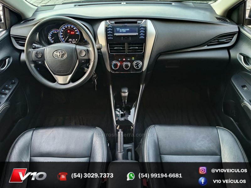 YARIS 1.5 XL SEDAN 16V FLEX 4P AUTOMÁTICO - 2019 - CAXIAS DO SUL
