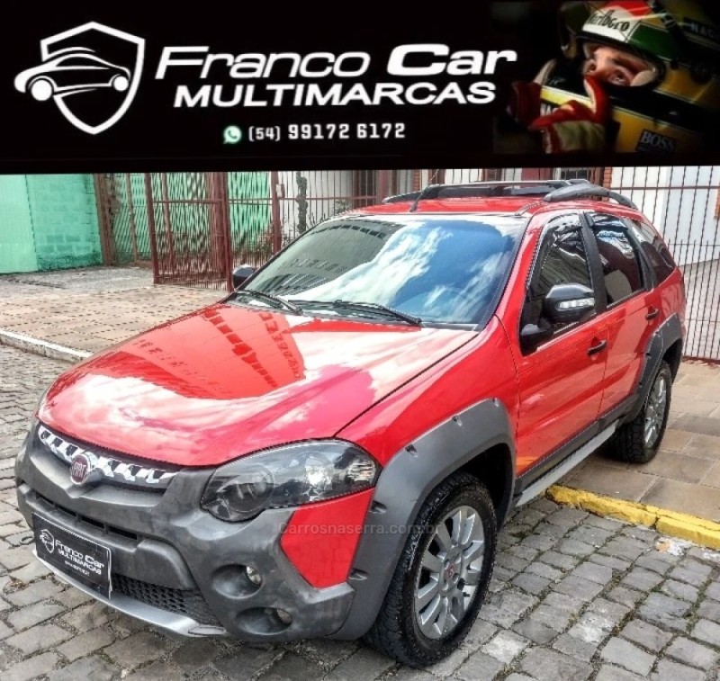 PALIO 1.8 MPI ADVENTURE LOCKER WEEKEND 8V FLEX 4P MANUAL - 2015 - CAXIAS DO SUL