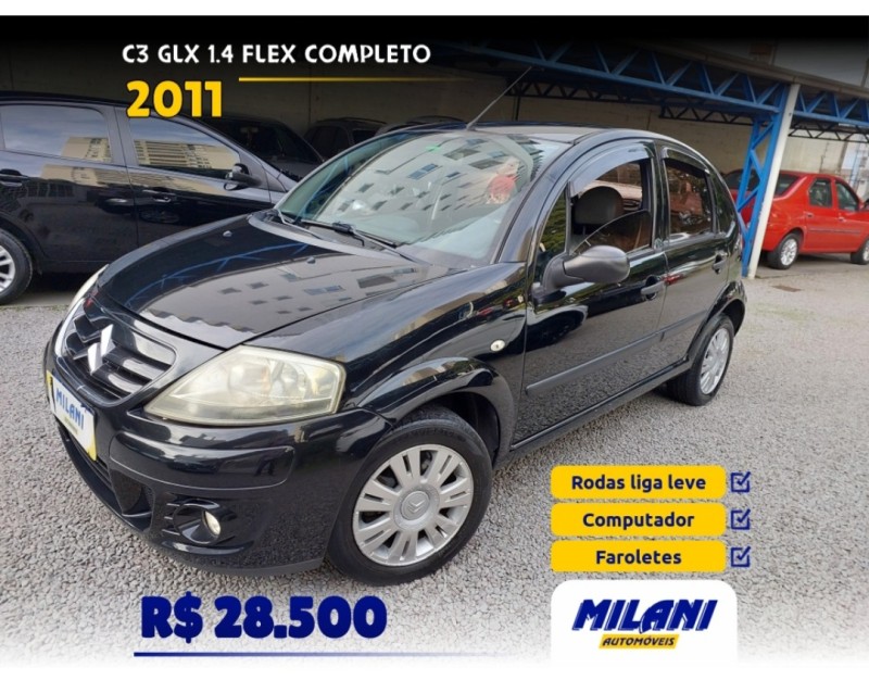 C3 1.4 I GLX 8V FLEX 4P MANUAL - 2011 - BENTO GONçALVES
