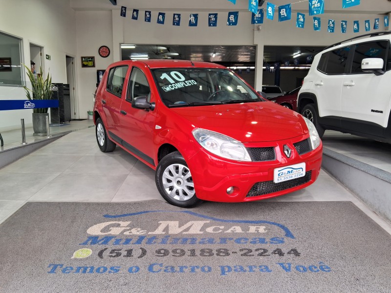 sandero 1.0 expression 16v flex 4p manual 2010 sao sebastiao do cai