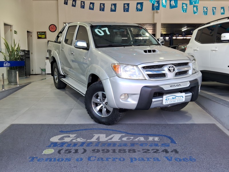 hilux 3.0 srv 4x4 cd 16v turbo intercooler diesel 4p automatico 2007 sao sebastiao do cai
