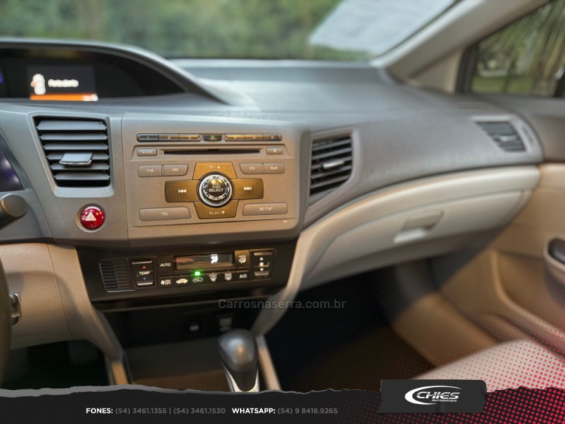 CIVIC 2.0 LXR 16V FLEX 4P AUTOMÁTICO - 2014 - CARLOS BARBOSA