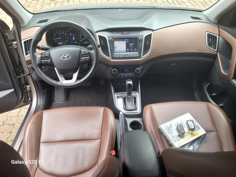 CRETA 2.0 16V FLEX PRESTIGE AUTOMÁTICO - 2017 - NOVA PRATA