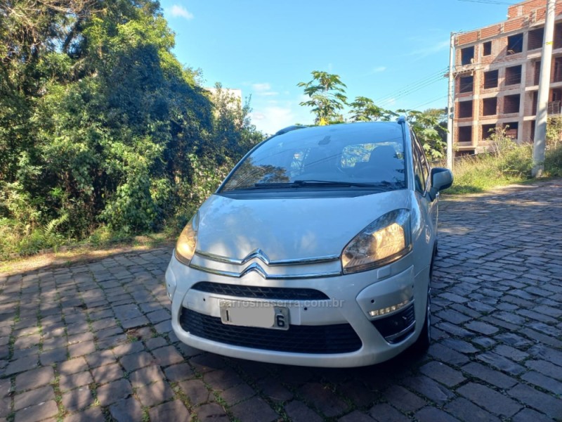 GRAND C4 2.0 I PICASSO EXCLUSIVE 16V GASOLINA 4P AUTOMÁTICO - 2013 - NOVA PRATA