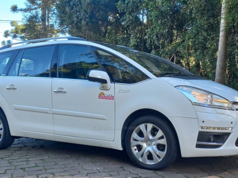 GRAND C4 2.0 I PICASSO EXCLUSIVE 16V GASOLINA 4P AUTOMÁTICO - 2013 - NOVA PRATA