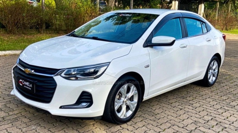 ONIX 1.0	PREMIER PLUS 12V TURBO FLEX 4P AUTOMÁTICO - 2021 - CANELA