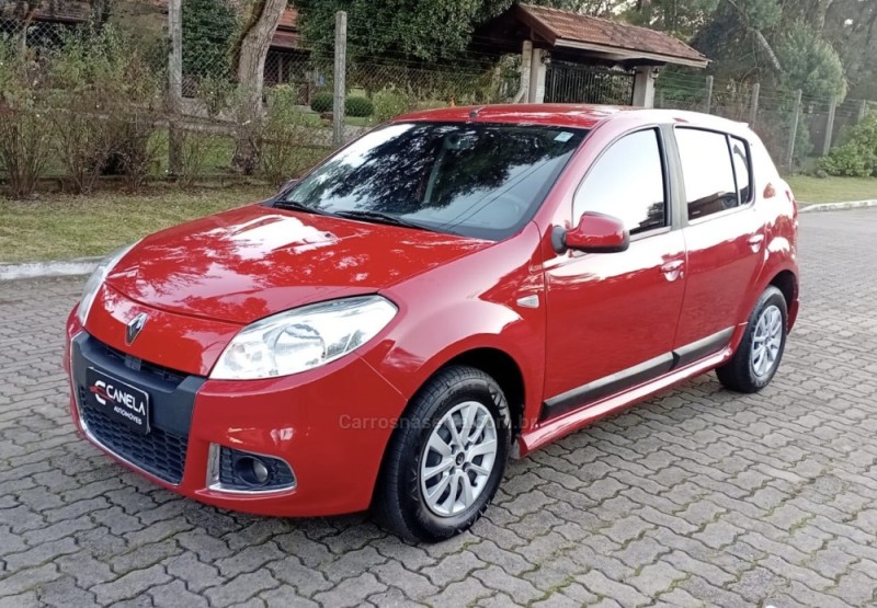 sandero 1.6 privilege 16v flex 4p automatico 2012 canela