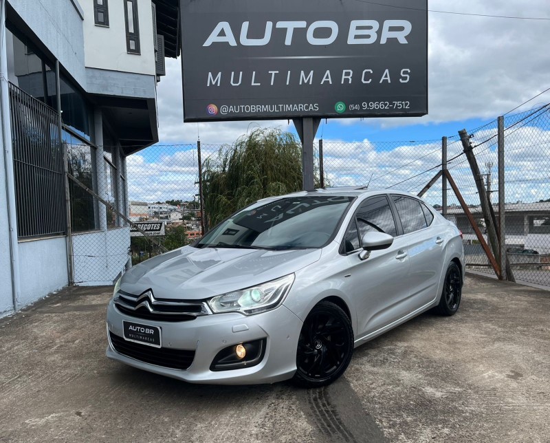 C4 LOUNGE 1.6 EXCLUSIVE 16V TURBO FLEX 4P AUTOMÁTICO - 2015 - CAXIAS DO SUL