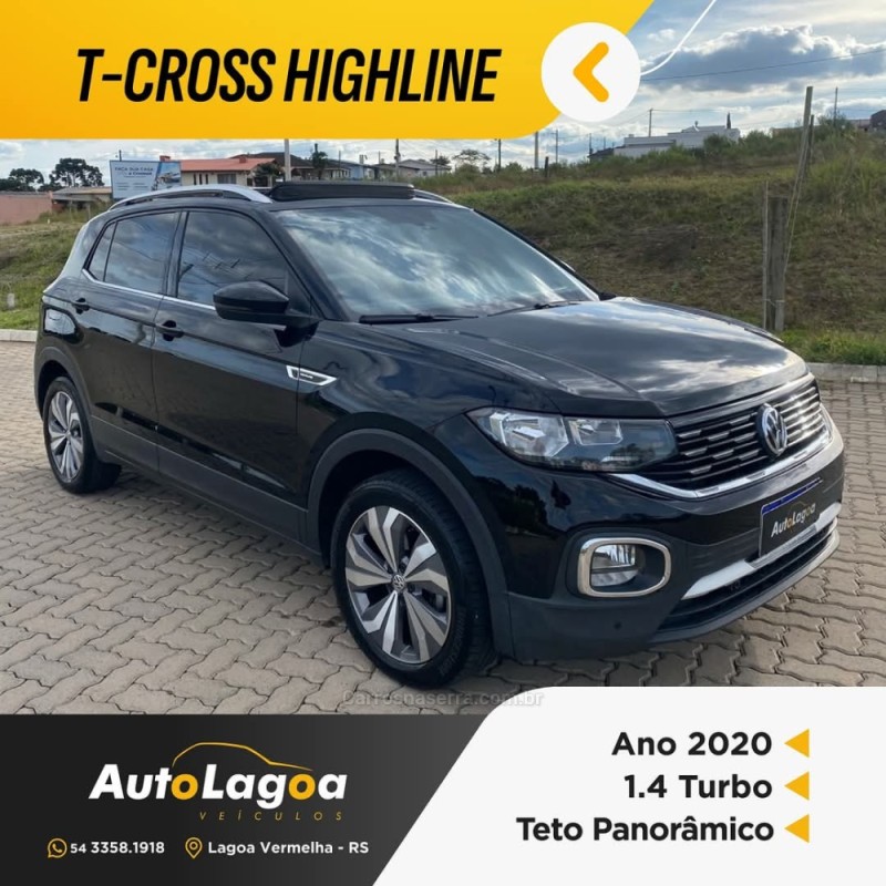 T-CROSS 1.4 HIGHLINE TSI 16V FLEX 4P AUTOMÁTICO - 2020 - LAGOA VERMELHA