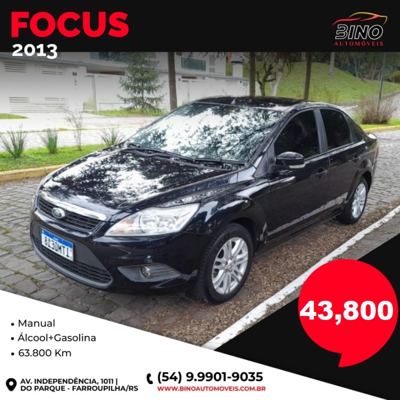 focus 2.0 glx sedan 16v flex 4p manual 2013 farroupilha