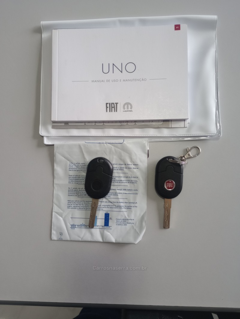 UNO 1.0 EVO ATTRACTIVE 8V FLEX 4P MANUAL - 2021 - CAXIAS DO SUL