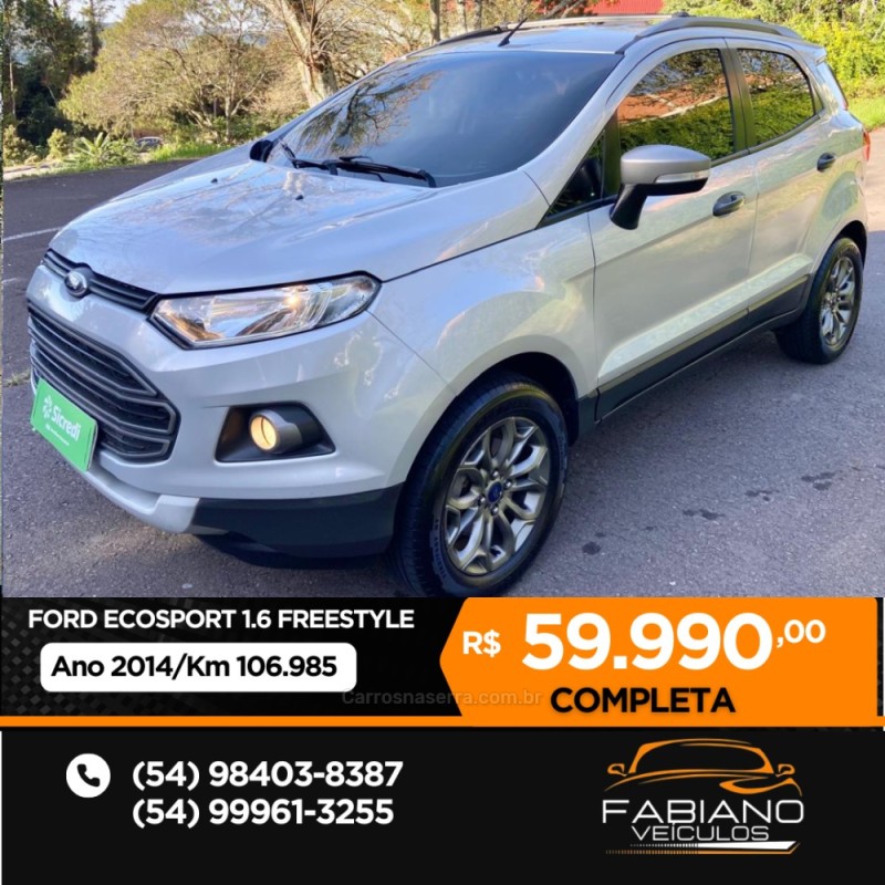 ECOSPORT 1.6 FREESTYLE 8V FLEX 4P MANUAL - 2014 - BENTO GONçALVES